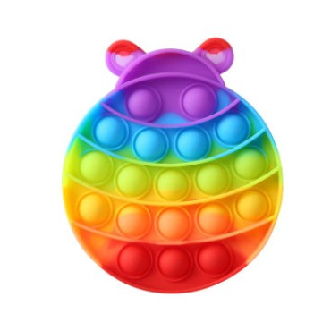 Pop it de varias formas multicolor arcoiris