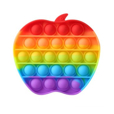 Pop it de varias formas multicolor arcoiris