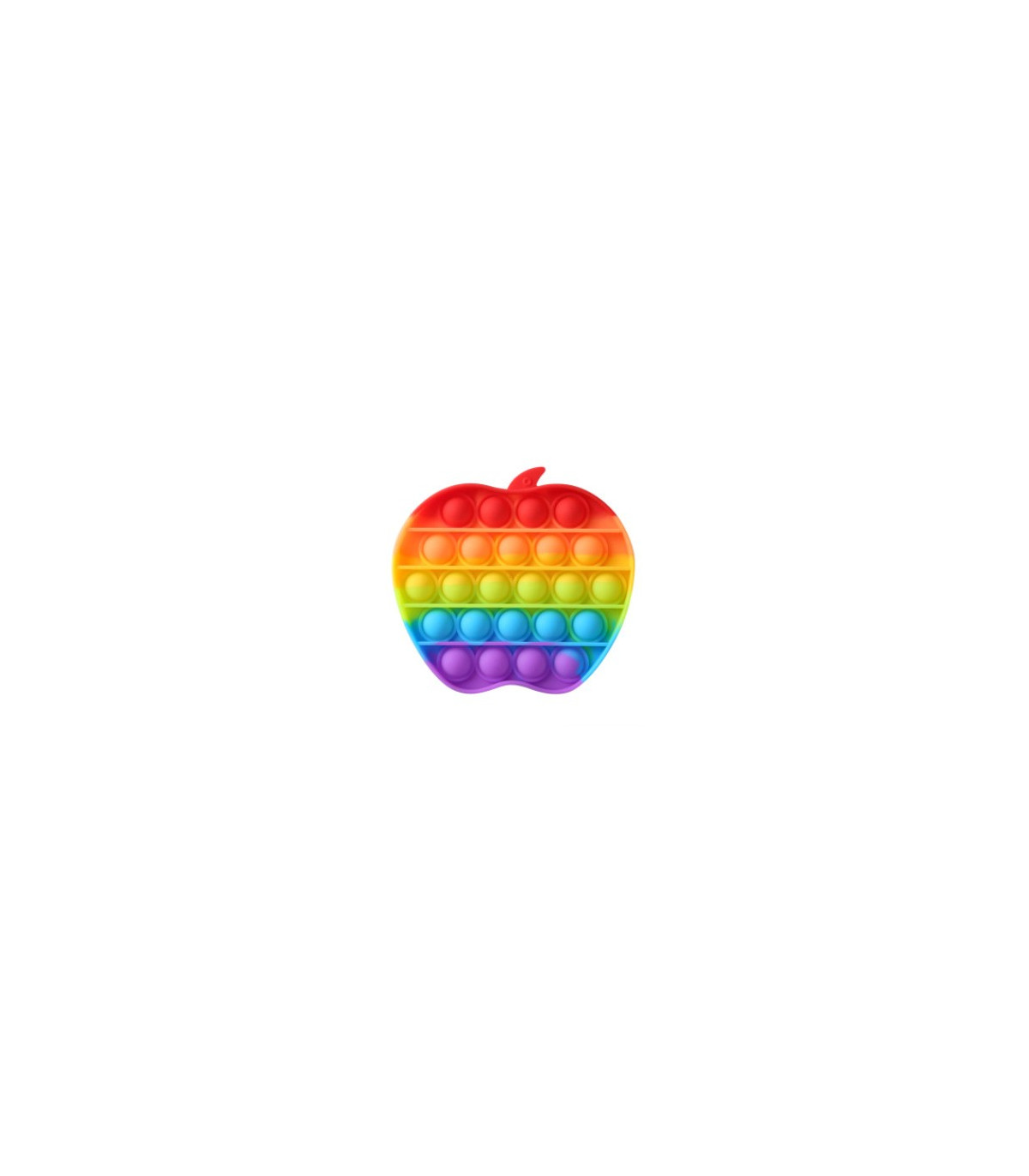 Pop it de varias formas multicolor arcoiris
