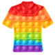 Pop it de varias formas multicolor arcoiris