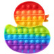 Pop it de varias formas multicolor arcoiris