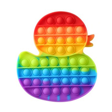 Pop it de varias formas multicolor arcoiris