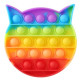 Pop it de varias formas multicolor arcoiris