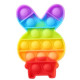 Pop it de varias formas multicolor arcoiris