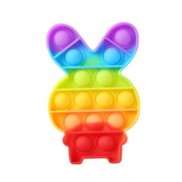 Pop it de varias formas multicolor arcoiris
