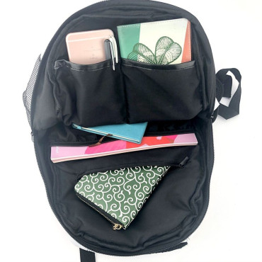 MOCHILAS   Mochila amarilla Mikecrack con diamante Mochila amarilla Mikecrack con diamante