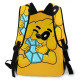 MOCHILAS   Mochila amarilla Mikecrack con diamante Mochila amarilla Mikecrack con diamante