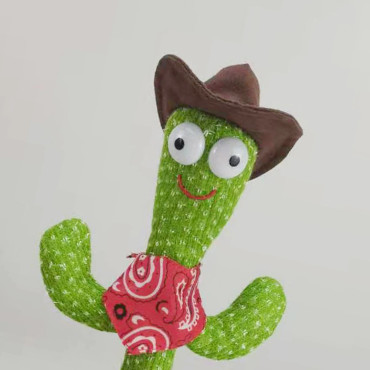 Peluche musical con movimiento bailarín cáctus y pato