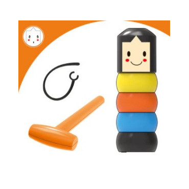 Juguete de magia con bloques 