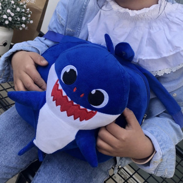 Mochila tipo peluche Baby shark  5 colores