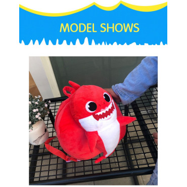 Mochila tipo peluche Baby shark  5 colores