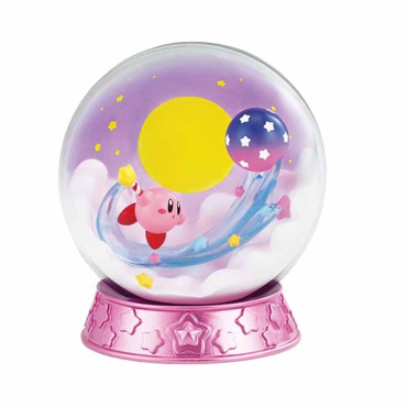 Figuras Kirby con vitrina plástico