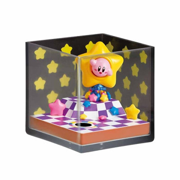 Figuras Kirby con vitrina plástico