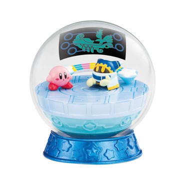 Figuras Kirby con vitrina plástico