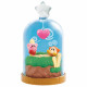 Figuras Kirby con vitrina plástico