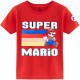 Camiseta manga corta super mario bros