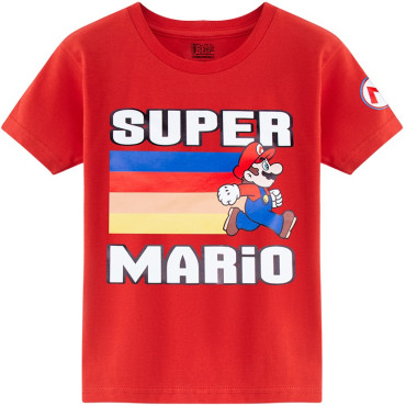 Camiseta manga corta super mario bros