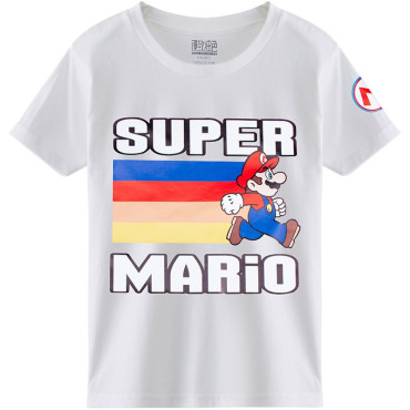 Camiseta manga corta super mario bros