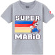 Camiseta manga corta super mario bros
