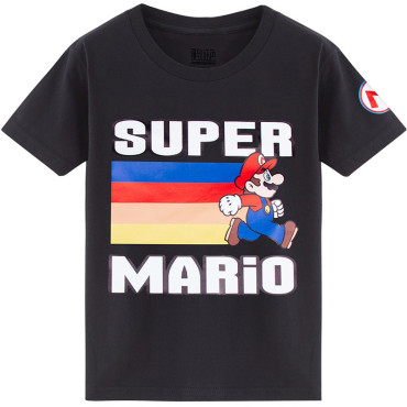 Camiseta manga corta super mario bros