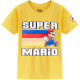 Camiseta manga corta super mario bros