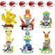 Bloques de construcción tipo lego de lotes de 6 figuras de Pokémon