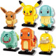 Bloques de construcción tipo lego de figuras Pokémon 11cm