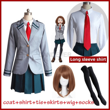 Cosplay disfraz My hero academia uniforme Uraraka y Izuku