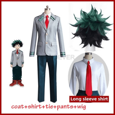 Cosplay disfraz My hero academia uniforme Uraraka y Izuku