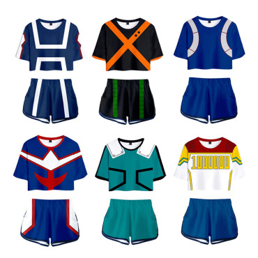 Conjunto pantalón y camiseta manga corta de My hero academia