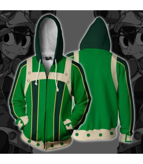 Sudadera con capucha y cremallera My hero academia