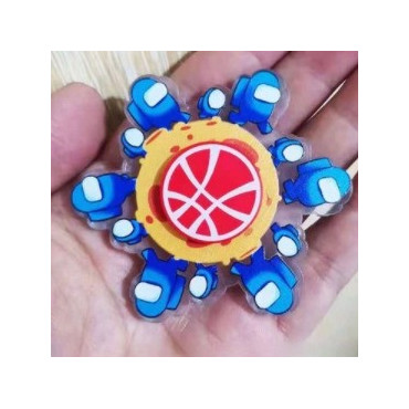 Fidget spinner movimiento de figuras de Among us