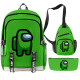 Lote mochila bandolera y estuche Among Us