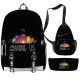 Lote mochila bandolera y estuche Among Us