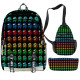 Lote mochila bandolera y estuche Among Us