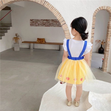 Vestido tirantes elsa frozen y blancanieves princesas