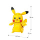 Bloques de construcción tipo lego de Pikachu con pokeball