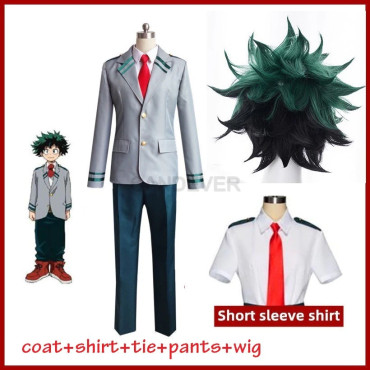 Cosplay disfraz My hero academia uniforme Uraraka y Izuku