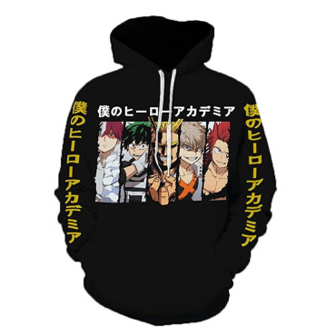 Sudadera con capucha My Hero Academia