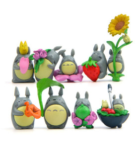 Lote 9 figuras Mi vecino Totoro