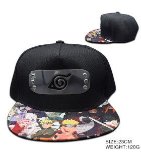 Gorra visera plana Naruto