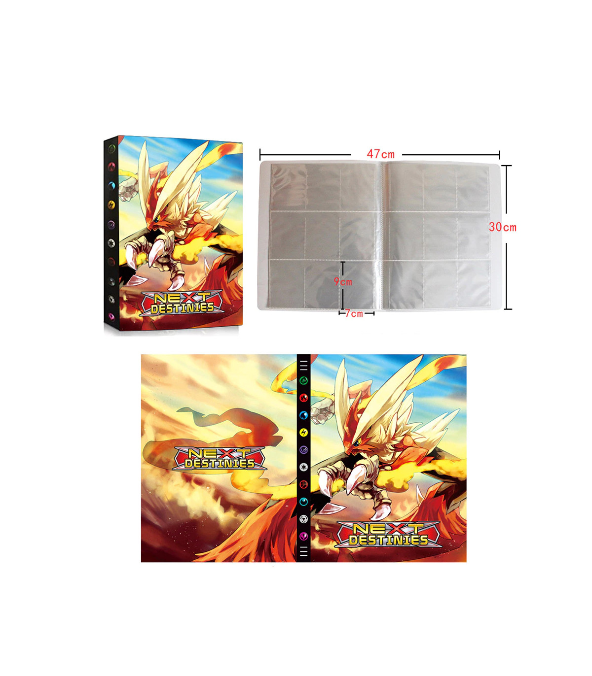 POKEMON   Album cartas Pokémon modelo 9 cartas por página xxl ,a4 Albúm cartas Pokémon modelo 9 cartas por página
tamaño xxl a4
