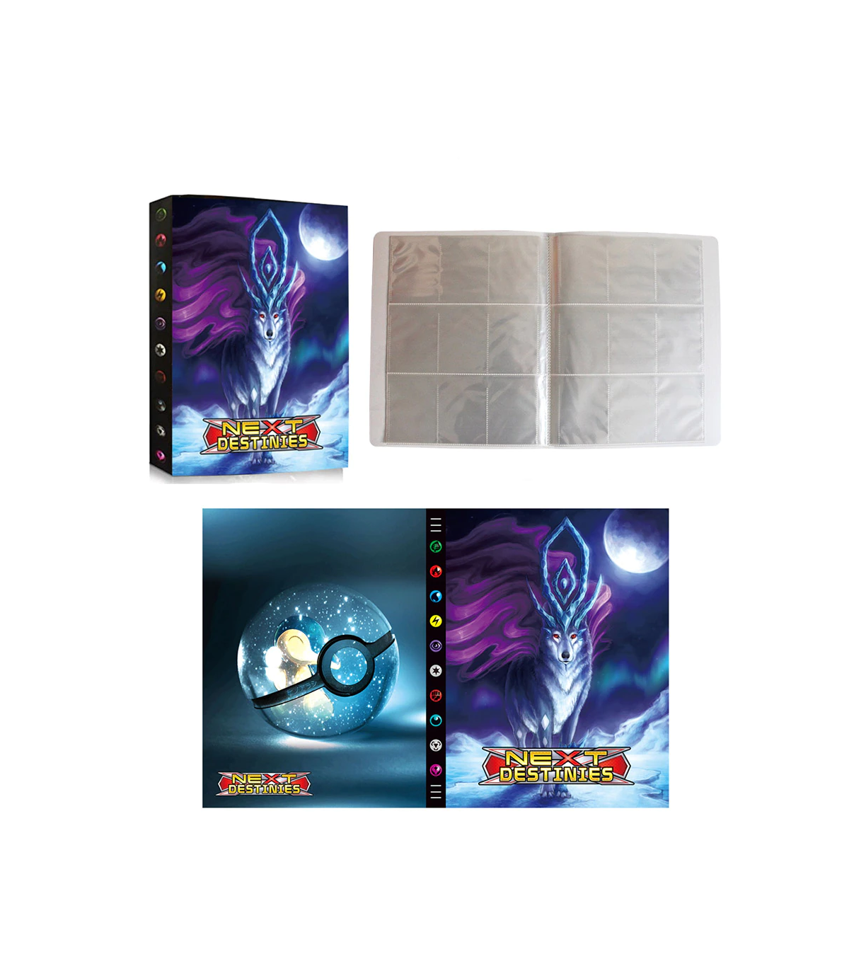 Álbum Pokémon Jumbo XXL para Cartas Pokémon Grandes - 30 Páginas