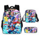 lote mochila estuche y bandolera  pokemon