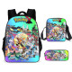 lote mochila estuche y bandolera  pokemon