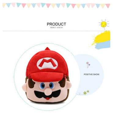 mochila de peluche super mario bros