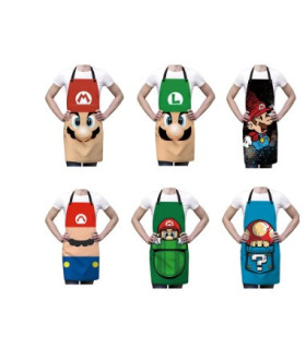 SUPER MARIO BROS   delantal de super mario bros delantal de super mario bros