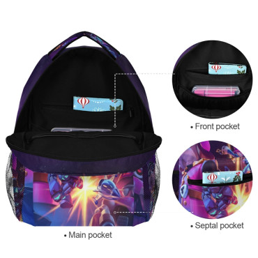 Inicio   mochila  de brawl stars  diseño exclusivo con Coronel Ruffs y colette mochila  de brawl stars  diseño exclusivo