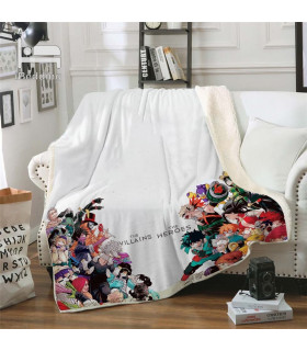 MANTA POLAR   Manta para sofa My Hero Academia Manta para sofa My Hero Academia