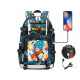 DRAGON BALL   mochila dragon ball con carga usb  adaptada para portátil de 47cm mochila dragon ball con carga usb adaptada para 